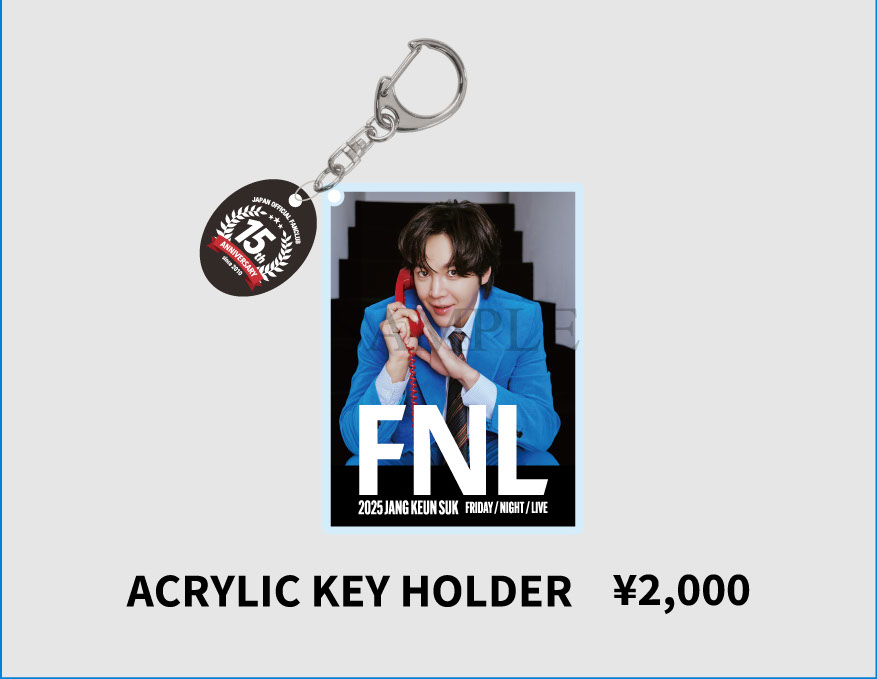 JAPAN OFFICIAL FANCLUB 15th Anniversary 2025 JANG KEUN SUK Friday JAPAN OFFICIAL FANCLUB 15th Anniversary 2025 JANG KEUN SUK Friday
