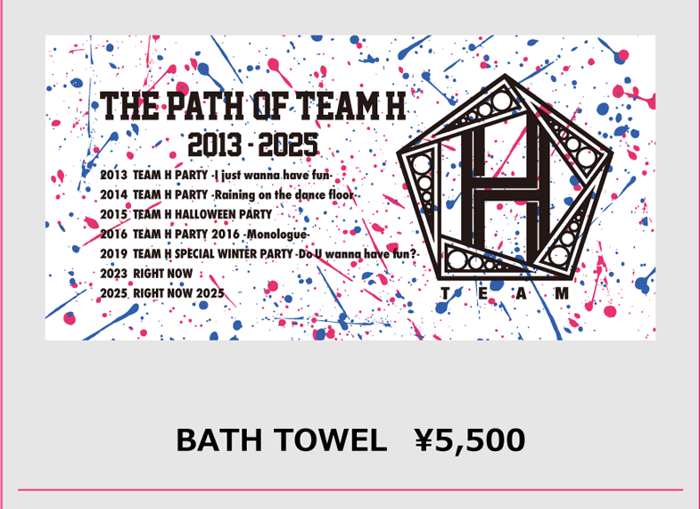 BATH TOWEL 5,500円