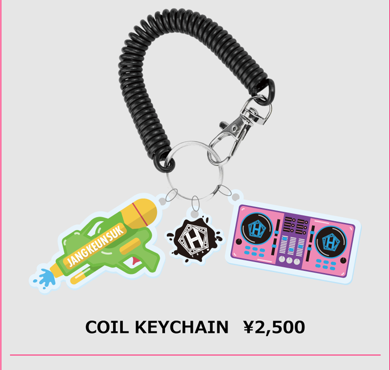 COIL KEYCHAIN 2,500円